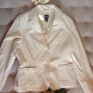 GAP brand Cream Velvet Blazer